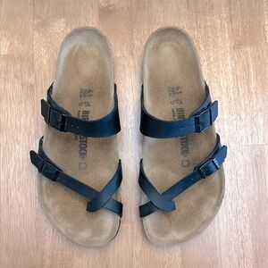 Birkenstock Mayari Size 41 Black Birko-Flor